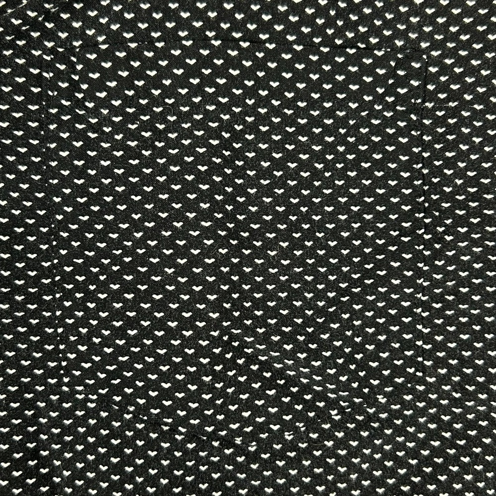 Jachs Girlfriend NY Blouse Top Womens XL Black White Heart Print Sleeveless - Picture 4 of 10
